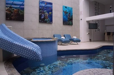 Tobogán en Alberca Corales de Hotel K20